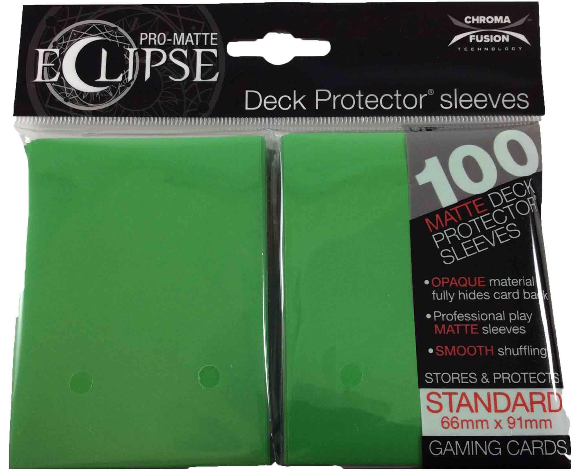 Ultra Pro Card Sleeves Stan ProMatte Eclipse Card Sleeves Lime Green