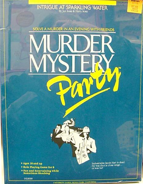 University Game Boardgame Murder Mystery Party - Intrigue ...
