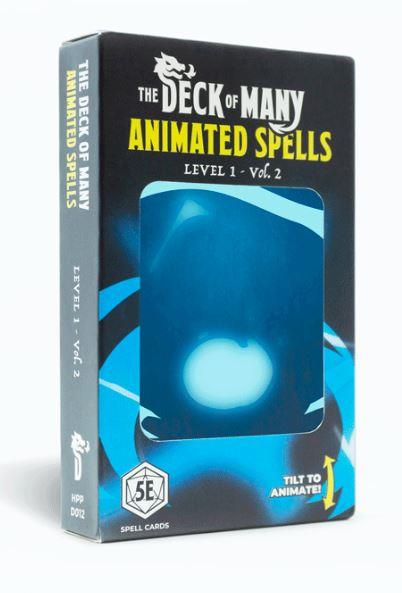 Deck of Many, The Animated Spell Cards Level 1 Spells Vol. #2 Box SW 689353904540 | eBay