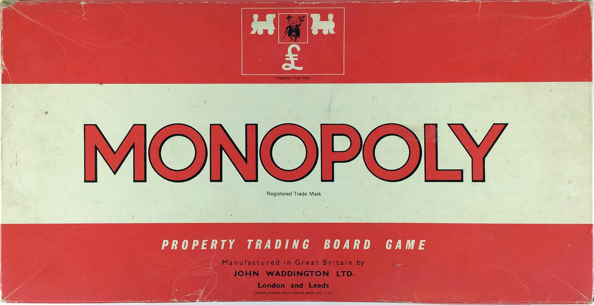John Waddington Board Game Monopoly (British Ed) Fair | eBay