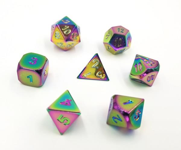 Foam Brain Games Dice Poly Set - Burnt Opal (7) New | eBay