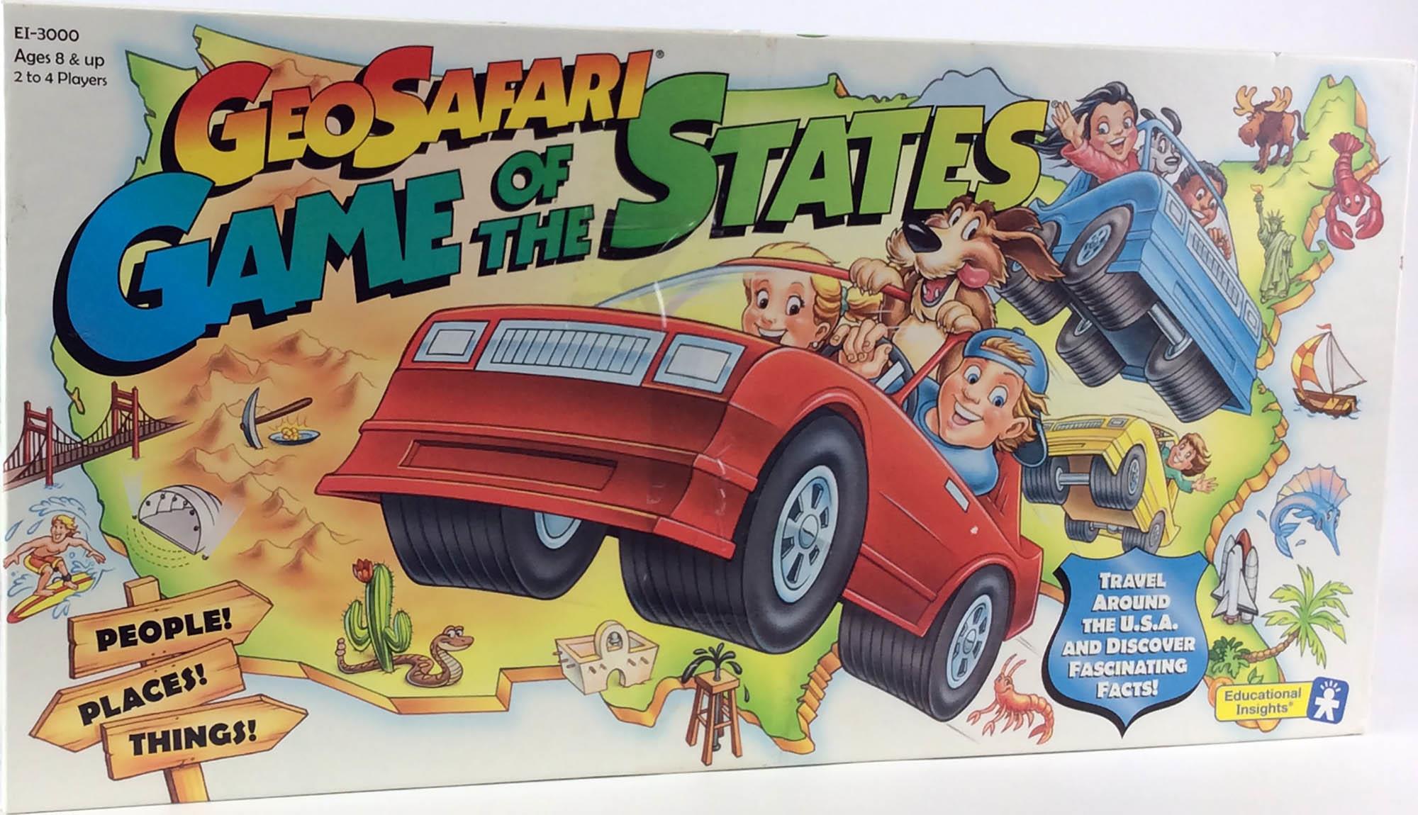 Educational Insights Boardgame GeoSafari Game of the States VG eBay