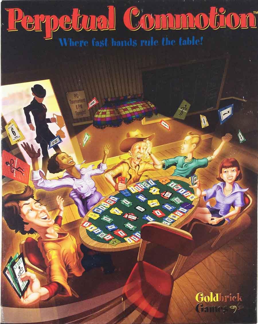 Goldbrick Boardgame Perpetual Commotion (1st Edition) Box Fair