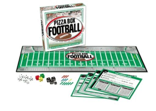 Download On the Line Boardgame Pizza Box Football Box NM | eBay